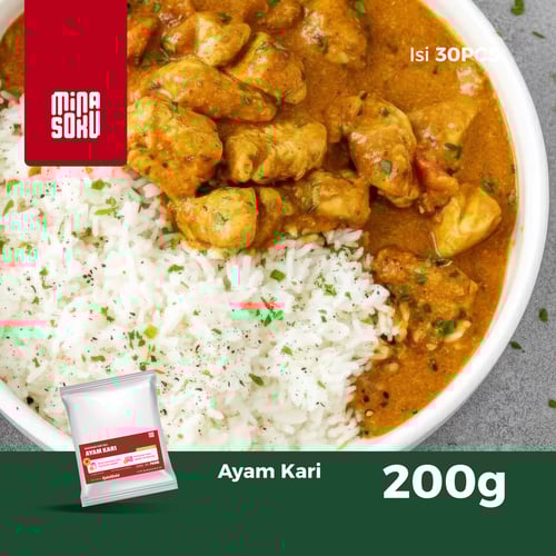 Mina Soku Ayam Gulai Kari - Isi 30 pcs