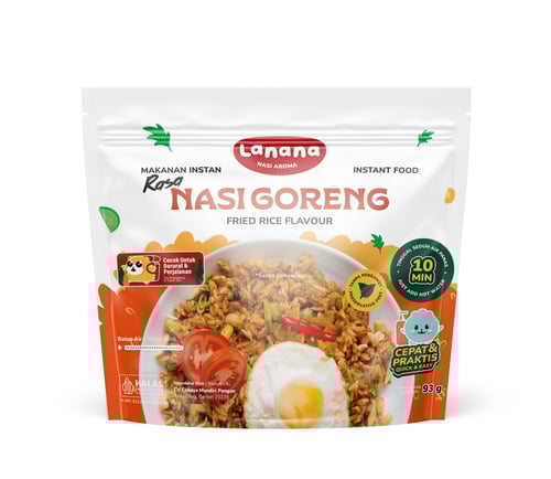 Lanana Pop Rice: Rasa Nasi Goreng - Isi 30 Pcs