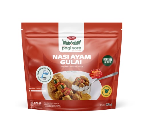 Lanana x Pagi Sore / Heritage Series: Nasi Ayam Gulai - Isi 30 Pcs