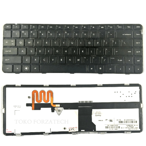 HP Keyboard Pavilion DM4-1000 DV5-2000 Black With Frame Backlight US .