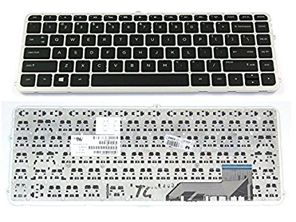Keyboard Laptop HP ENVY 14-K 14-K001TX 14-K1000 14-K022TX US BLACK FRAME SILVER