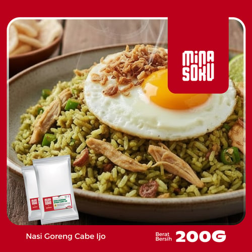 Mina Soku Nasi Goreng Cabe Ijo - Isi 30 Pcs