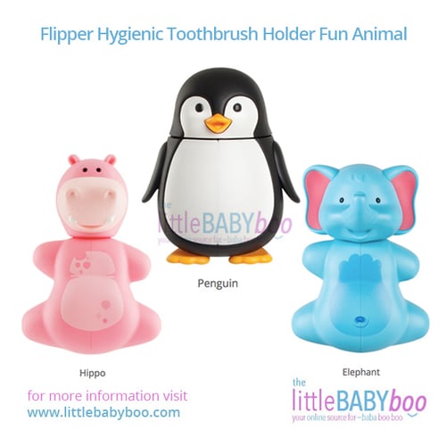 Flipper Hygienic Toothbrush Holder Fun Animal