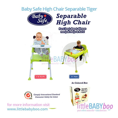 Baby Safe High Chair Separable Tiger