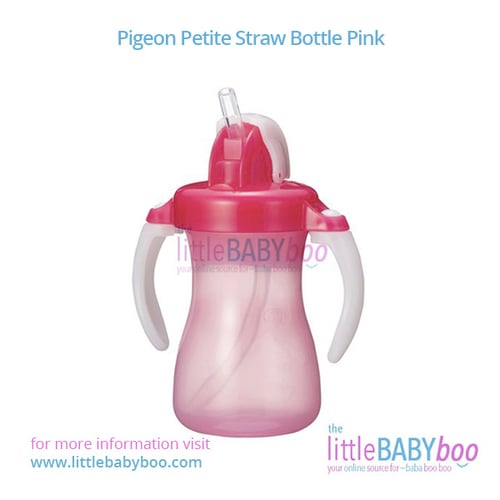 Pigeon Petite Straw Bottle 150ml Pink