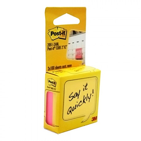 POST IT Notes Assorted 2051 2ANL 2 x 2 7000040171