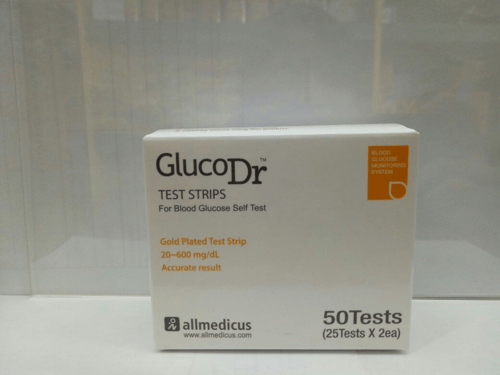 Gluco Dr - Bio Sensor - Test Strip Gula Darah Isi 50 Strip AGM 2100