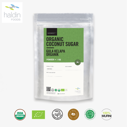 haldinfoods Gula Kelapa Organik (Coconut Sugar Organic) 1 Kg