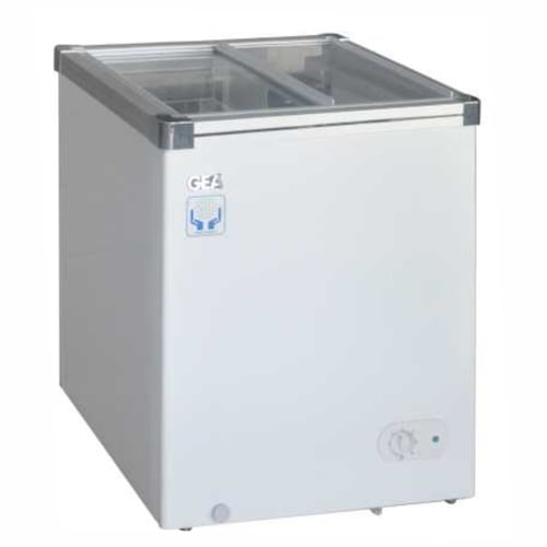 GEA SD-100 Sliding flat glass freezer/freezer box pintu kaca sliding