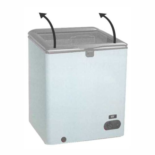 GEA SD-100F sliding flat glass freezer/frezer box pintu kaca datar