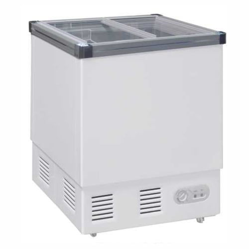 GEA SD-132P Sliding flat glass freezer/Freezer pintu kaca sliding