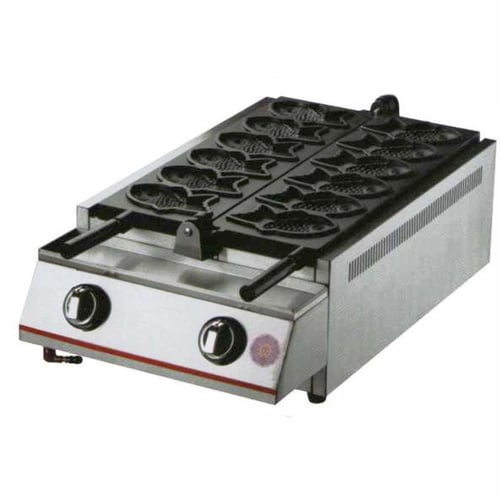 Getra SC-DY22 Gas Fish waffle baker/mesin pencetak waffle bentuk ikan