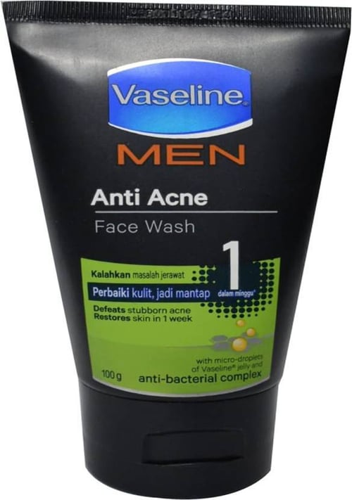 VASELINE Men Anti-Acne Face Wash 100g