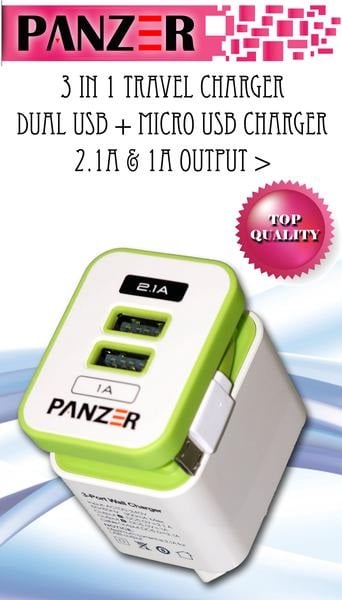 panzer Travel Charger 3in1