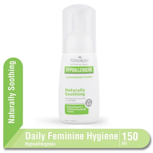 ABSOLUTE Hypoallergenic Cleansing Foamy Naturally Soothing 150ml