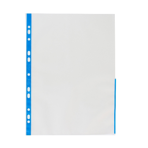 Bantex Signal Pocket Antiglare 25 Sheets A4 Blue #2050 01