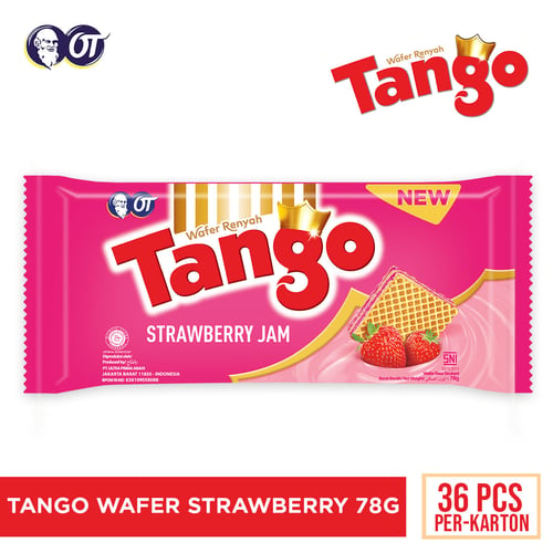 TANGO STRAWBERRY 75GR 1 KARTON ISI 36 PCS
