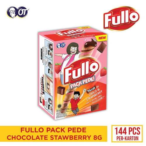 FULLO CHOCOLATE STRAWBERRY 8GR 1 KARTON ISI 6 BOX