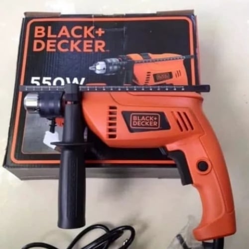 Mesin bor 13mm 550W Hammer Drill Black deacker HD555-B1