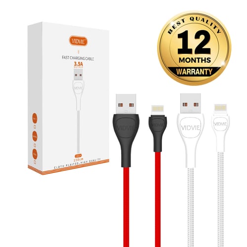VIDVIE Iphone USB Cable CB424 / Kabel Data / Fast Charging