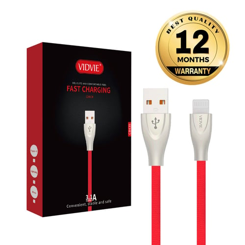 VIDVIE Iphone USB Cable CB435 / Kabel Data / Fast Charging