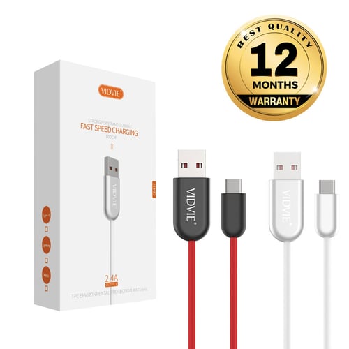 VIDVIE Type-C USB Cable CB437 / Kabel Data / Fast Charging