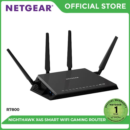 NETGEAR R7800 Nighthawk X4S AC2600 4x4 Dual Band Smart WiFi Router