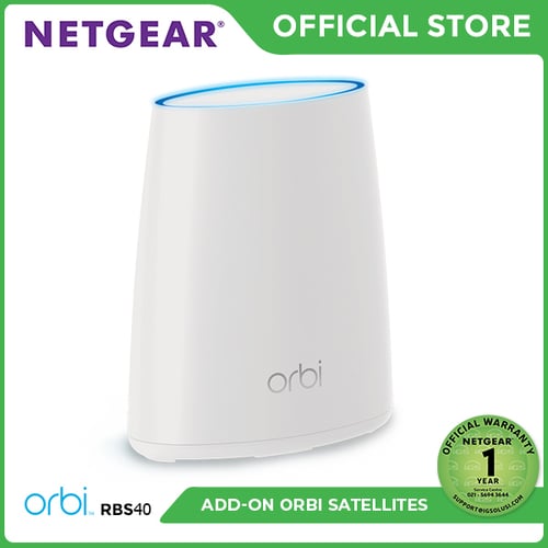 NETGEAR RBS40 add on Satelite for Orbi RBK40 Tri Band Mesh Wifi System