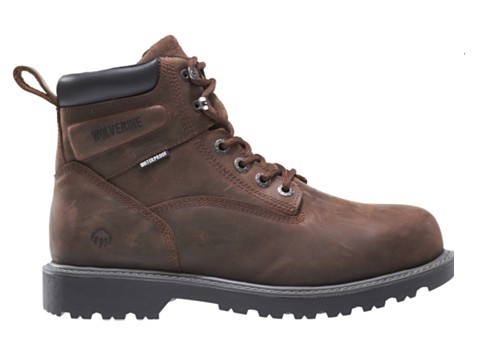 WOLVERINE Safety Shoes Floorhand Waterproof Steel-Toe 6" Work Boot W10633