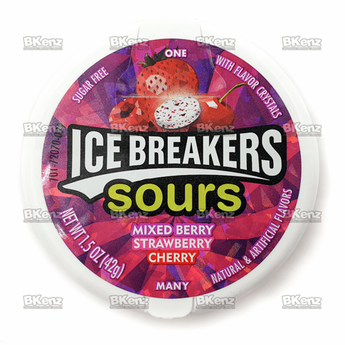 Ice Breakers Sours Candy Merah FREE Bubble Wrap