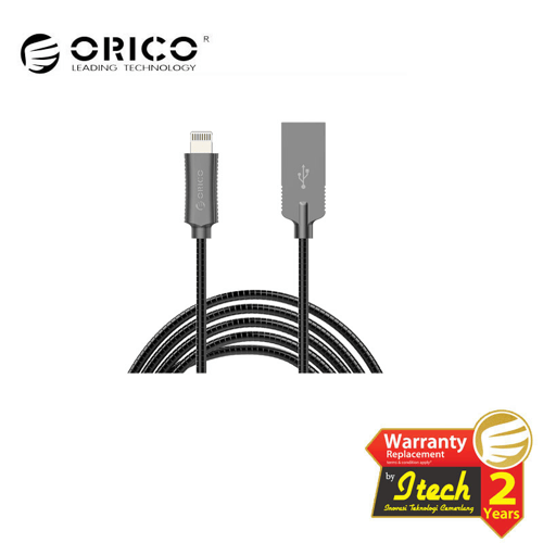 ORICO LTS-10 3A Stainless Steel Braided USB2.0 to Lightning Apple