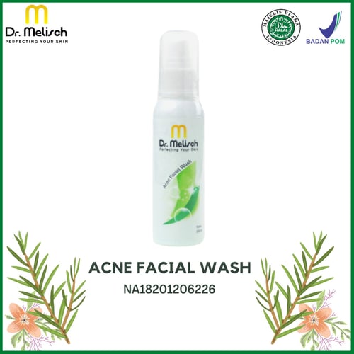 Acne Facial Wash Dr Melisch Kualitas Terbaik Untuk Merawat Wajah Berjerawat