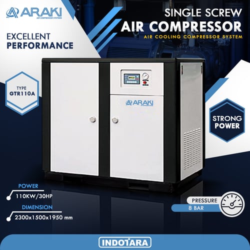 Kompresor Angin ARAKI GTR110A 8Bar Air Cooling Compressor
