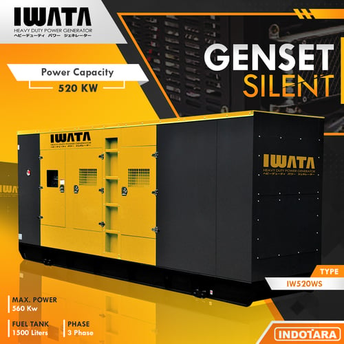 Genset Diesel IWATA 520Kw Silent - IW520WS