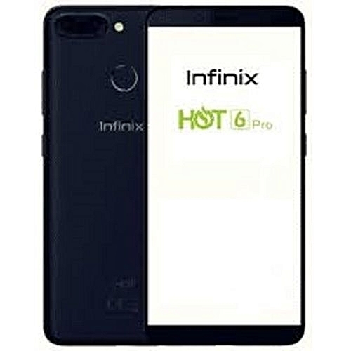 Infinix Hot 6 Pro X608 - RAM 2GB ROM 16GB (2/16) - Black Blue - Baru NEW - Resmi
