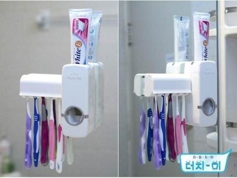 Dispenser Pasta Gigi /  odol dan tempat sikat gigi