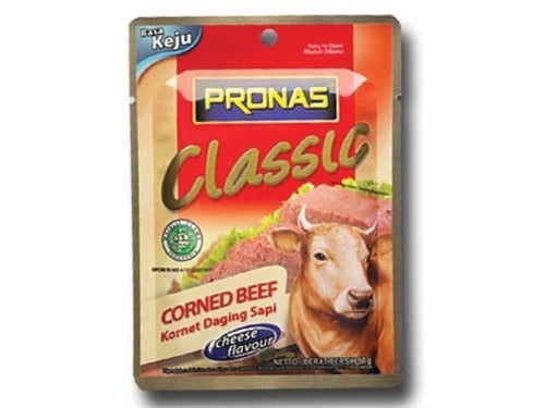 PRONAS Corned Beef Cheese Sachet 50 gr