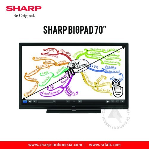 SHARP Interactive Whiteboard Bigpad 70 Inch