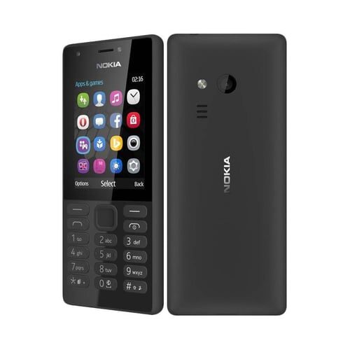 Nokia 216 Handphone - Black