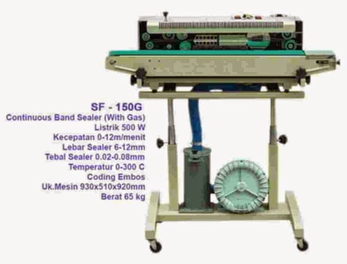 Continuous Band Sealer With Gas Filling SF-150G