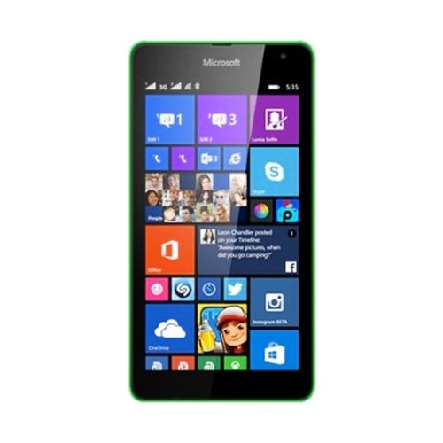 Microsoft Lumia 535 Hijau Smartphone Dual SIM-8 GB