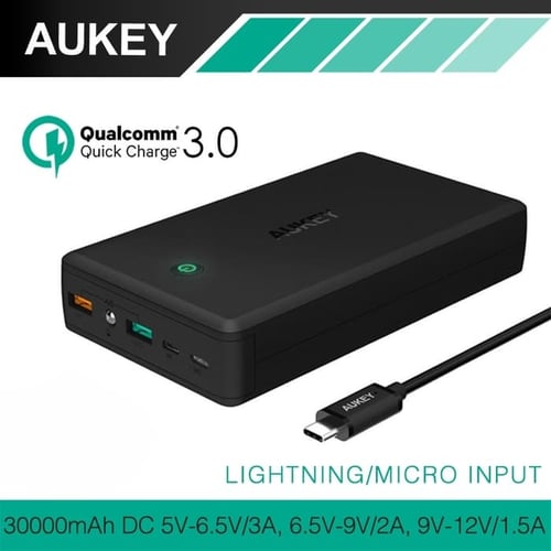 Aukey 30000mAh 3.0 Power Bank Dual Output