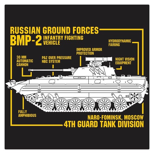 Russian BMP-2 Cutting Sticker