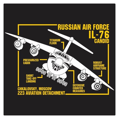 Russian Il-76 Cutting Sticker