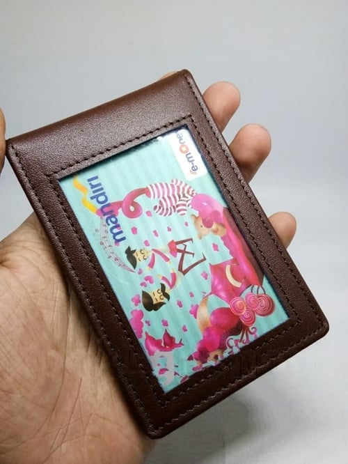 PROMO MURAH! Nametag kulit asli / name tag kulit /limited / id card holder /garut