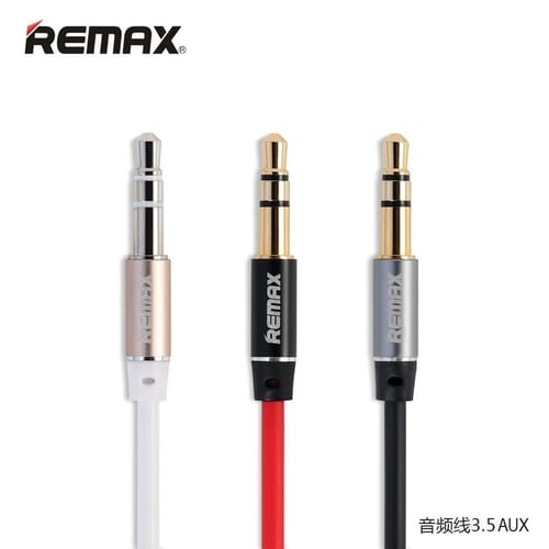 REMAX Cable AUX AUDIO 1M / Kabel Audio - Putih hitam merah