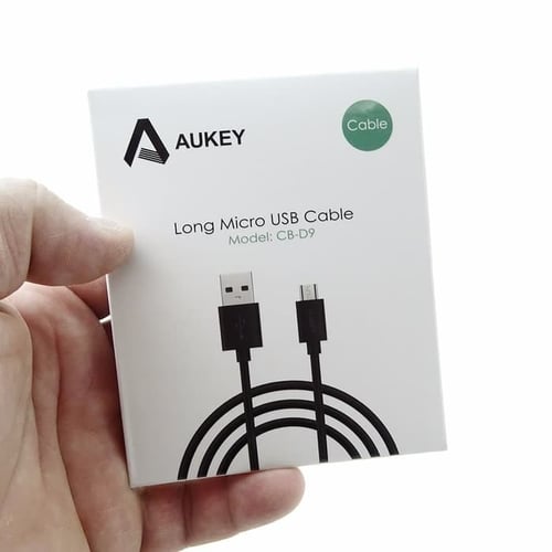 AUKEY 2M Micro USB Cable Quick Charge Cable Charging - BLACK