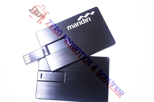 Souvenir Flashdisk Kartu Metal FDCD15 kapasitas 4gb