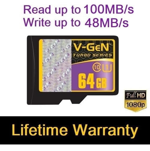 V-GEN Micro SD Class 10 Turbo 64 GB