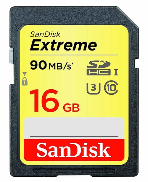 SanDisk Extreme 16GB SDHC UHS-I SDSDXNE-016G-GNCIN